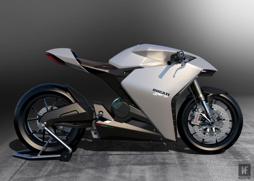 Ducati Zero é o conceito elétrico da marca italiana.